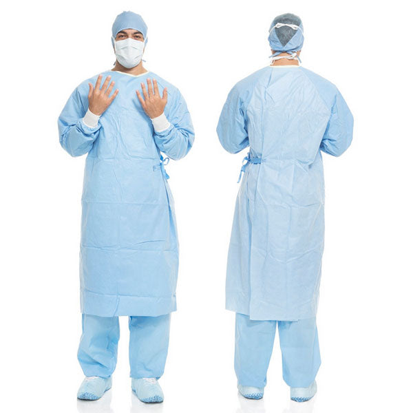 Halyard Aero Blue AAMI Level 3 Performance Surgical Gown, Blue With Raglan Sleeve, XXX-Large, 26/Case Halyard Aero Blue AAMI Level 3 Performance Surgical Gown, Blue With Raglan Sleeve, XXX-Large, 26/Case